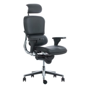 Silla de escritorio Ergohuman Cuero negro