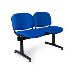 banqueta de espera asiento y respaldo tapizado