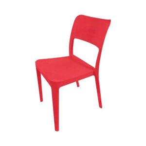 silla plástica Mistic roja apilable diseño moderno liviana Chile