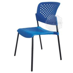 Silla Universitaria plastica,Apilable con Estructura Metálica
