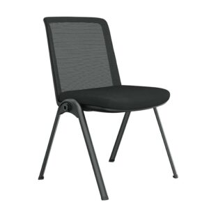 silla visita della negra apilable