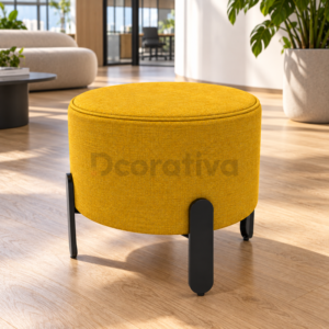 Pouf Circular Fiotti con Patas 45 cm